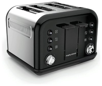 Morphy Richards - Toaster - 242031 Accents - 4 Slice - Black